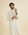 Warm White Elegance Kurta Pajama